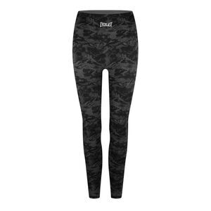 Everlast Womens/Ladies Nylon Camouflage High Rise Leggings / Black Print